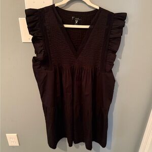 Aqua black sundress size XL